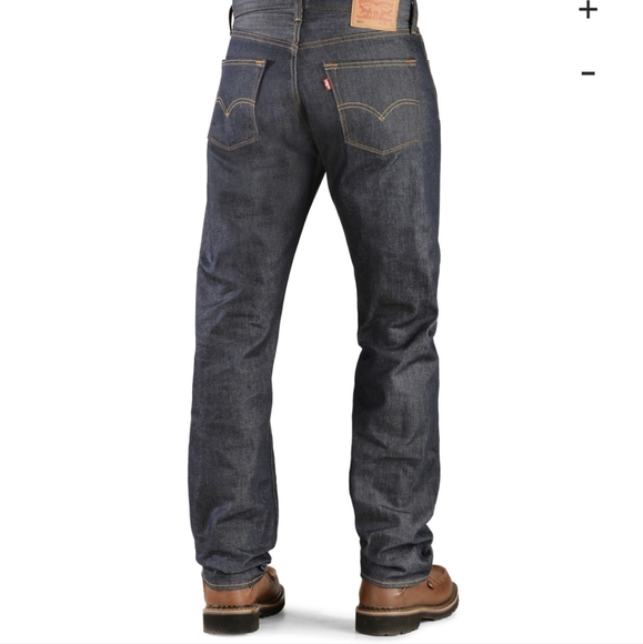 Levi's Men's 501 Original Regular Straight Leg Jeans 36×30 - Picture 3 of 7